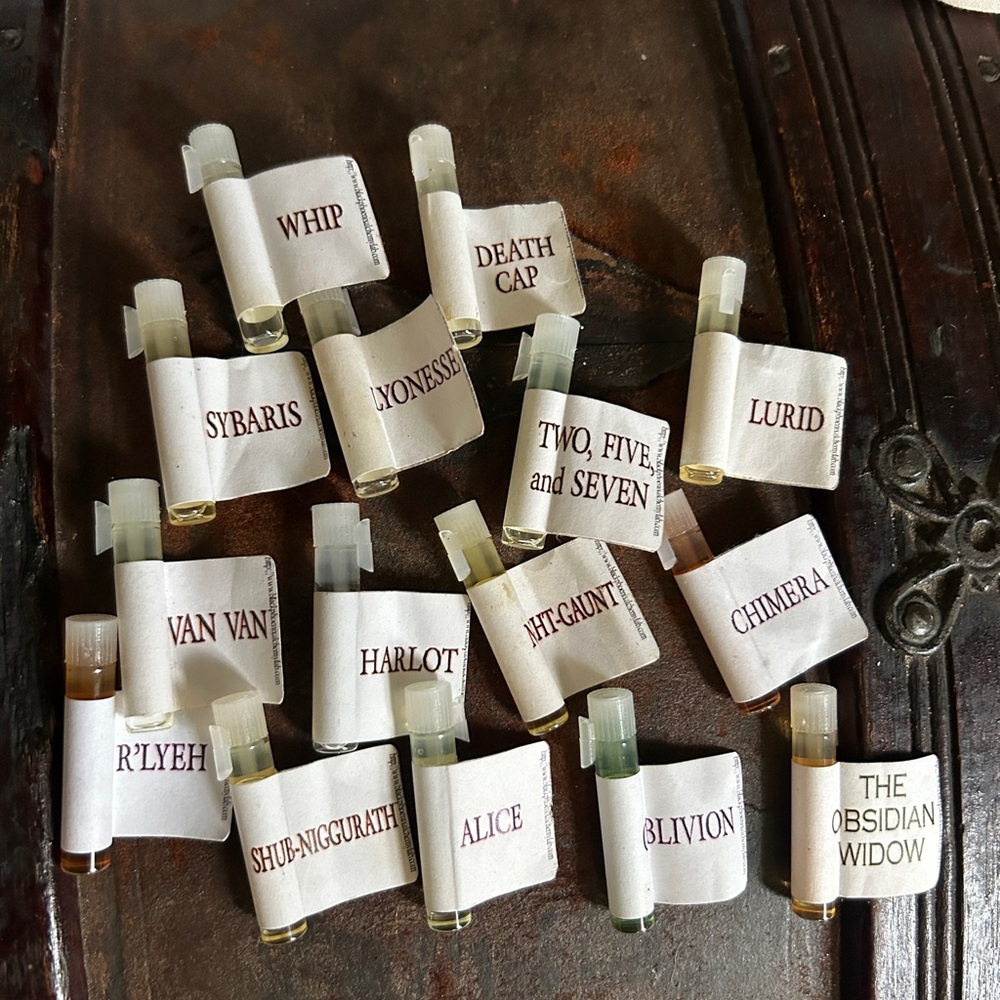 Black Phoenix alchemy lab fragrance oils sample pack bpal